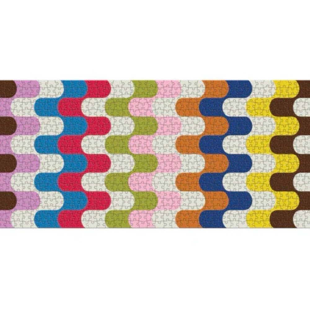 Jonathan Adler Galison Bargello 1000 Piece Panoramic Puzzle New in Box - Picture 3 of 4